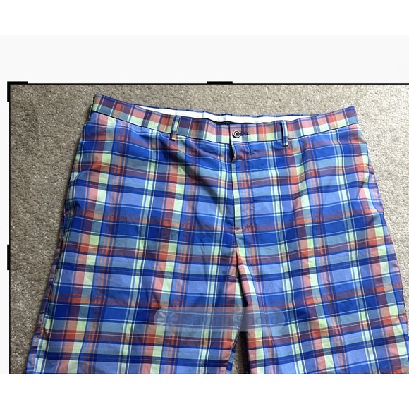 Jack Nicholas Golf Shorts Size 40‎ Chino Plaid Casual Classic Pockets - Picture 5 of 7